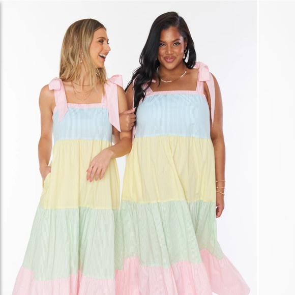 Show me your MuMu Sabrina Maxi Dress Size Large - Picture 1 of 3